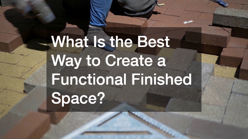 What Is the Best Way to Create a Functional Finished Space?