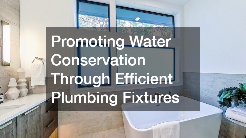 Promoting Water Conservation Through Efficient Plumbing Fixtures
