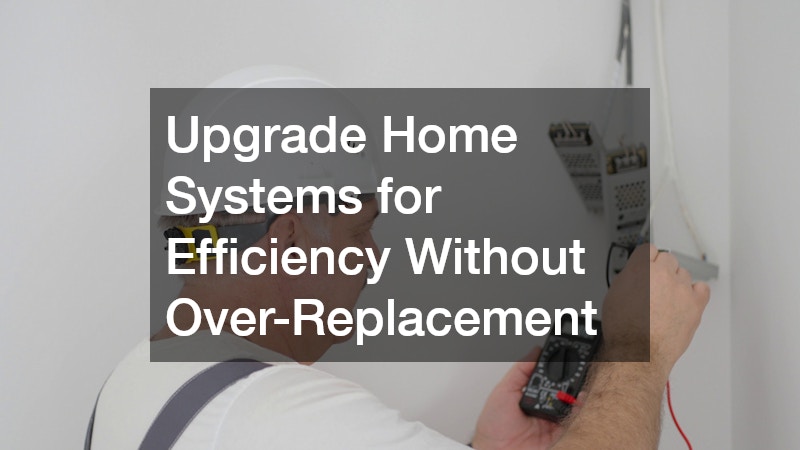 Upgrade Home Systems for Efficiency Without Over-Replacement