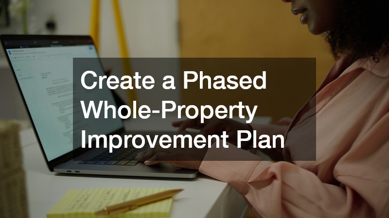 Create a Phased Whole-Property Improvement Plan