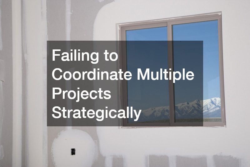 Failing to Coordinate Multiple Projects Strategically