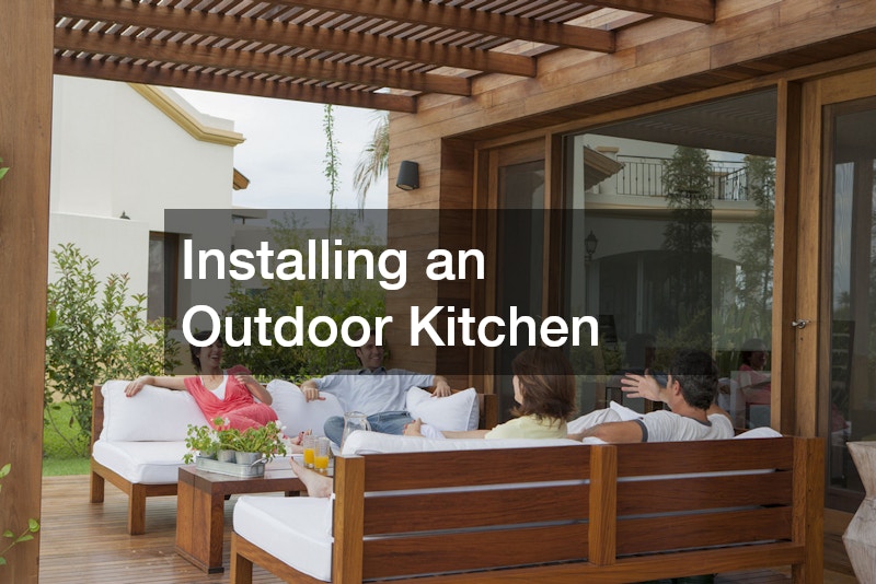 Installing an Outdoor Kitchen