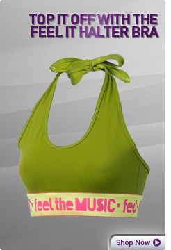 FEEL IT HALTER BRA TOP