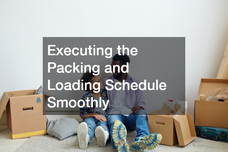 Executing the Packing and Loading Schedule Smoothly
