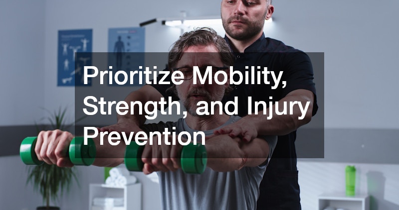 Prioritize Mobility, Strength, and Injury Prevention
