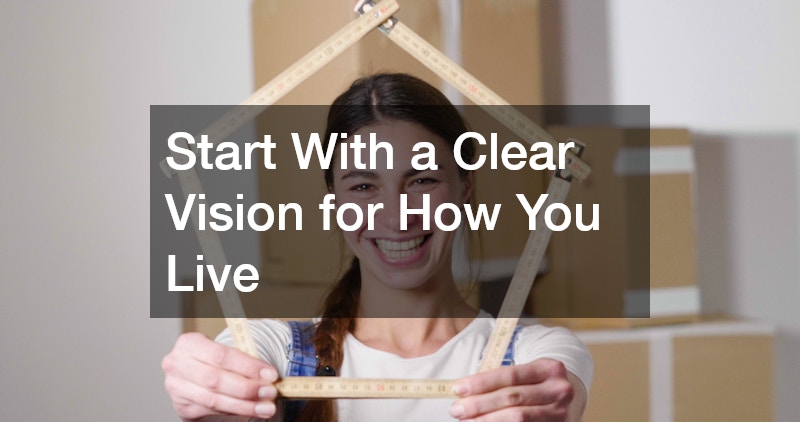 Start With a Clear Vision for How You Live