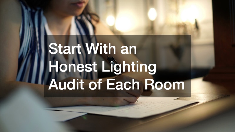 Start With an Honest Lighting Audit of Each Room