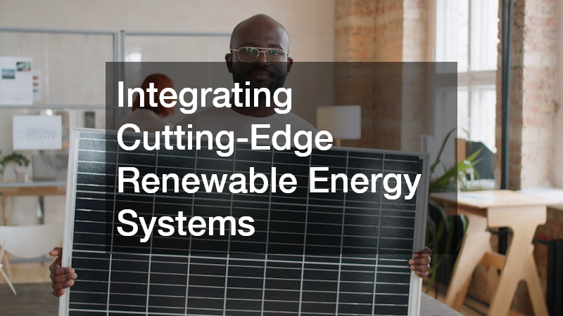 Integrating Cutting-Edge Renewable Energy Systems