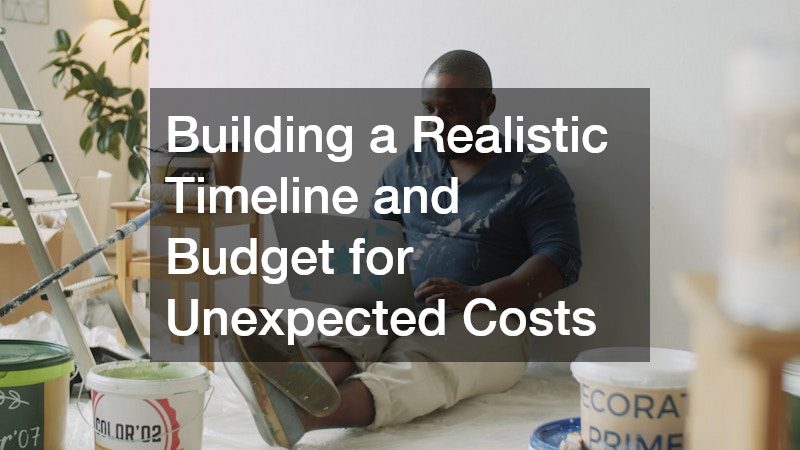 Building a Realistic Timeline and Budget for Unexpected Costs