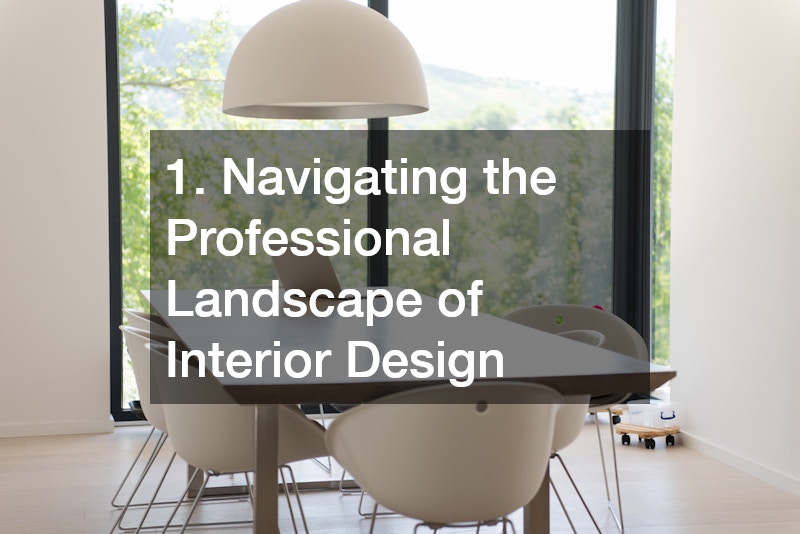 1. Navigating the Professional Landscape of Interior Design