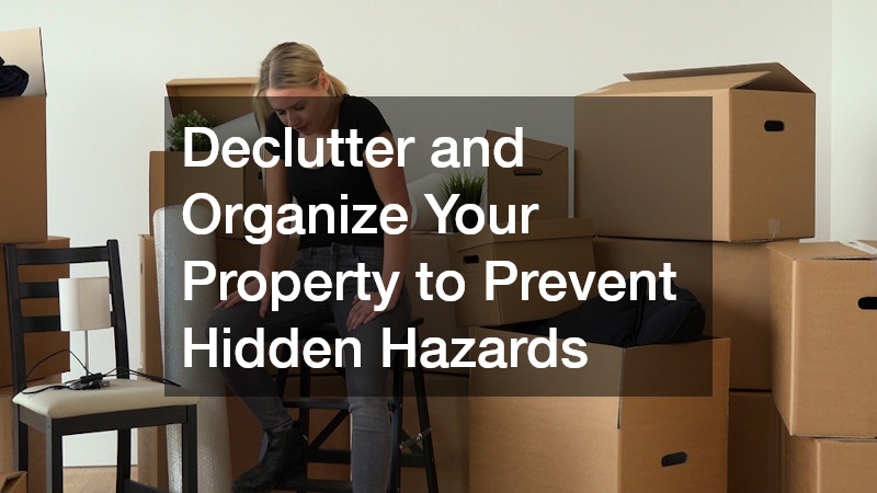 Declutter and Organize Your Property to Prevent Hidden Hazards