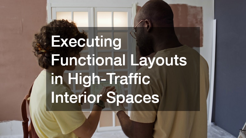 Executing Functional Layouts in High-Traffic Interior Spaces