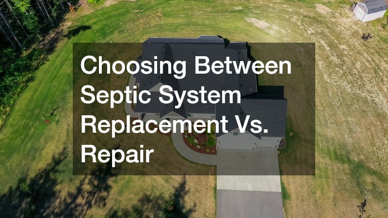 Choosing Between Septic System Replacement Vs. Repair