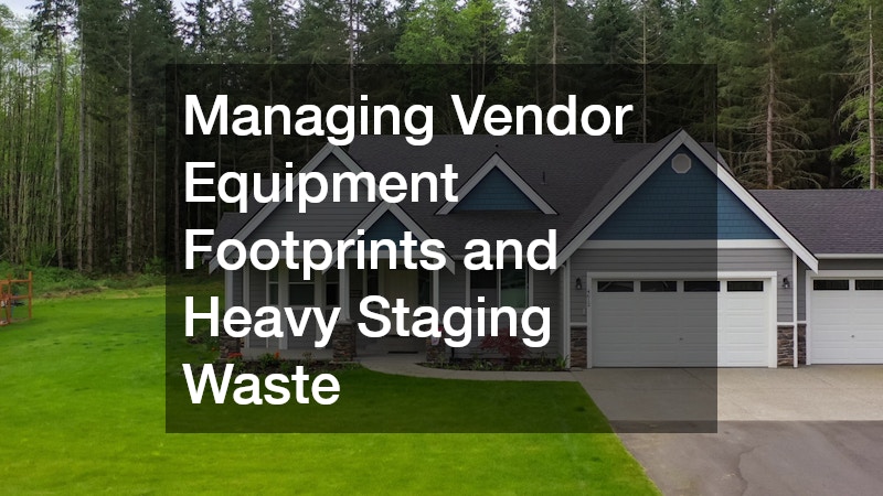 Managing Vendor Equipment Footprints and Heavy Staging Waste