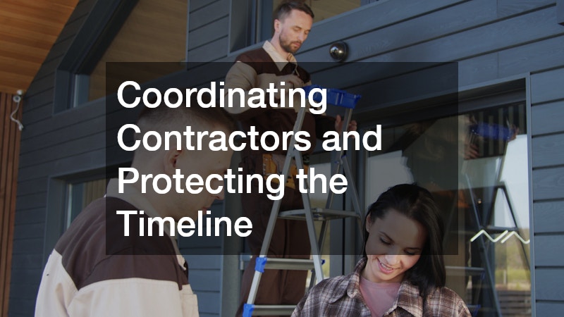 Coordinating Contractors and Protecting the Timeline