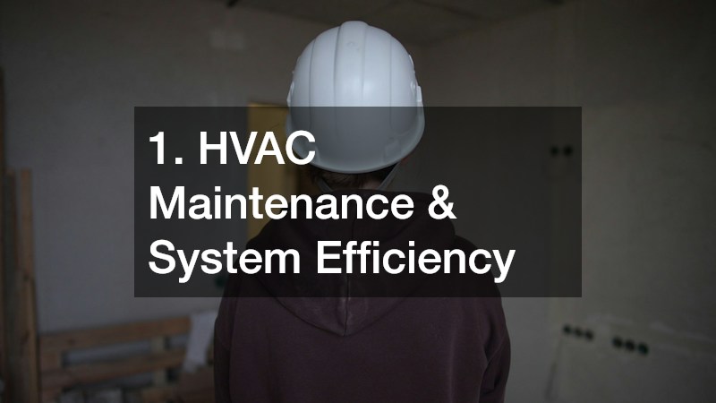 1. HVAC Maintenance & System Efficiency