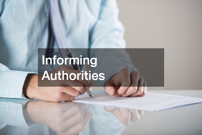 Informing Authorities