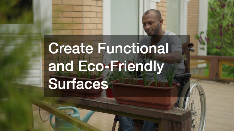 Create Functional and Eco-Friendly Surfaces