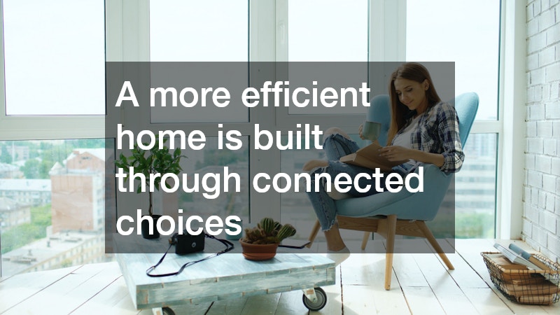 A more efficient home is built through connected choices