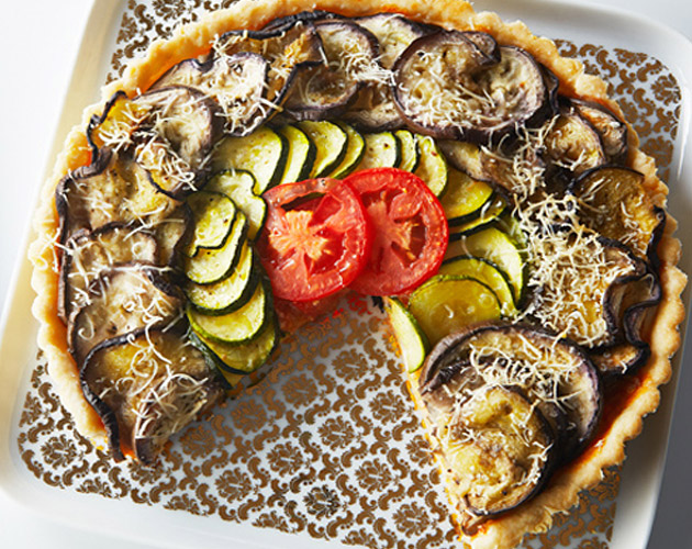 Your Daily Dish: Eggplant and Zucchini Ratatouille Tart - Everything Zoomer