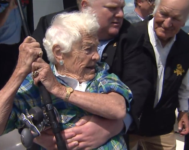 Rob Ford and Hazel McCallion