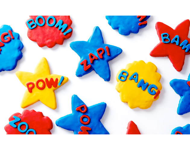 Superhero Sugar Cookies