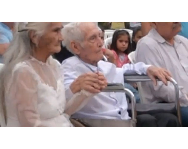 99-Year-Old Bride Marries 103-Year-Old Groom