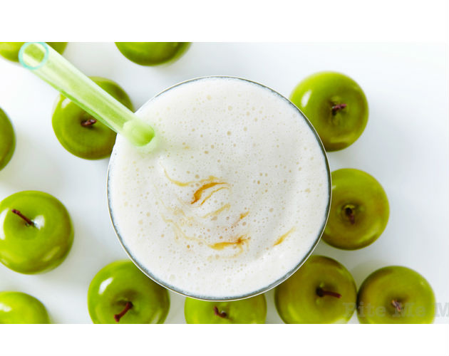 Caramel Apple Milkshakes