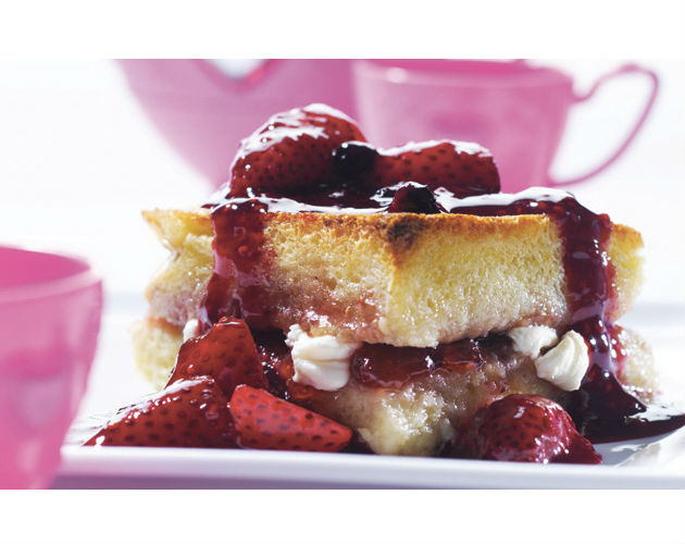 Strawberry Stuffed French Toast