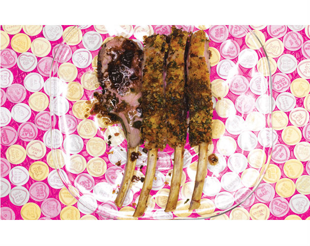 Herb-Crusted Lamb Chops with Balsamic Reduction