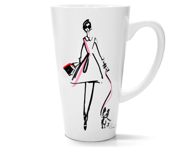 Pink Tartan and Keuring Designer Cup for Charity