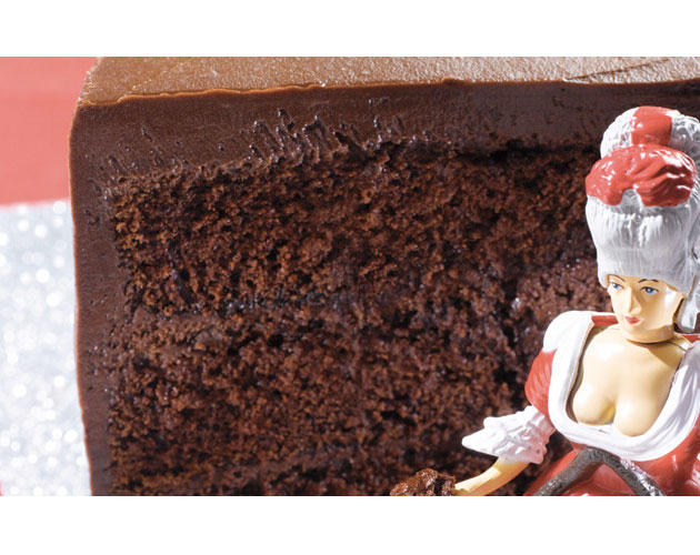 Fudgy Double Chocolate Cake