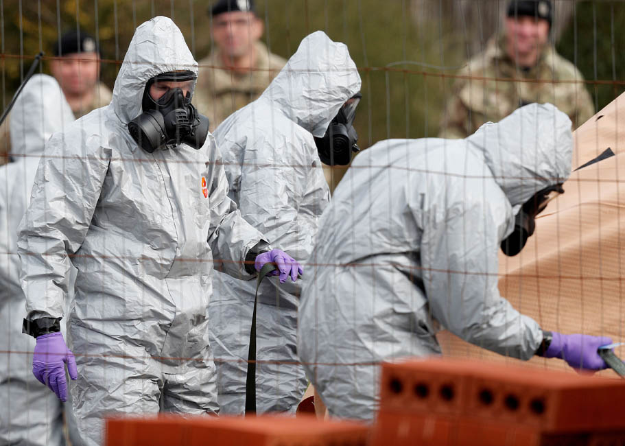 British Military investigate nerve gas attack in Salisbury