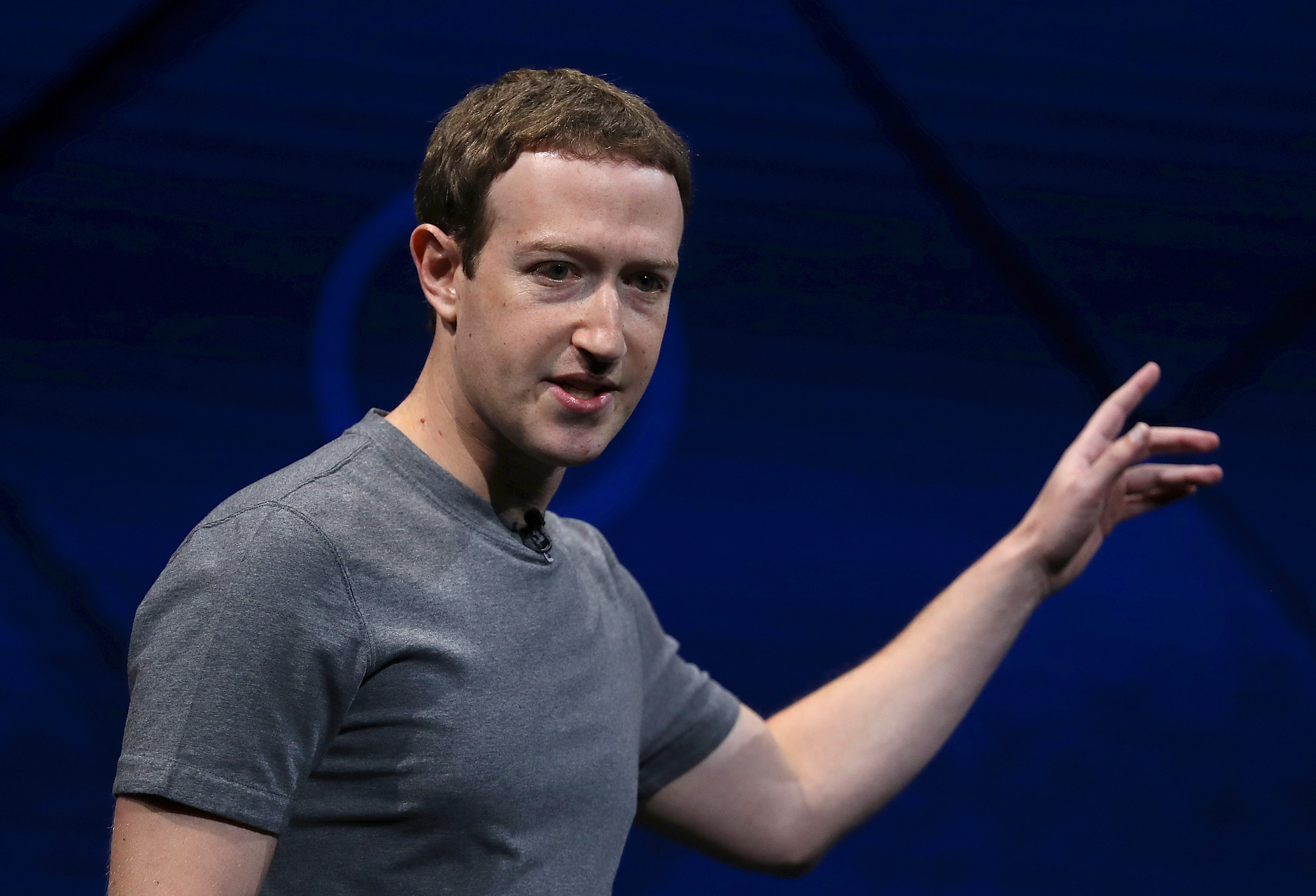 Mark Zuckerberg Delivers Keynote Address At Facebook F8 Conference