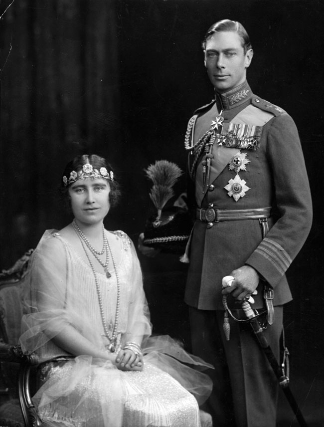 King George VI and Queen Elizabeth