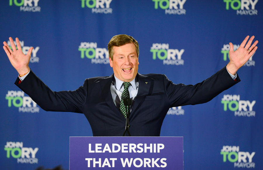 John Tory Celebrates Election