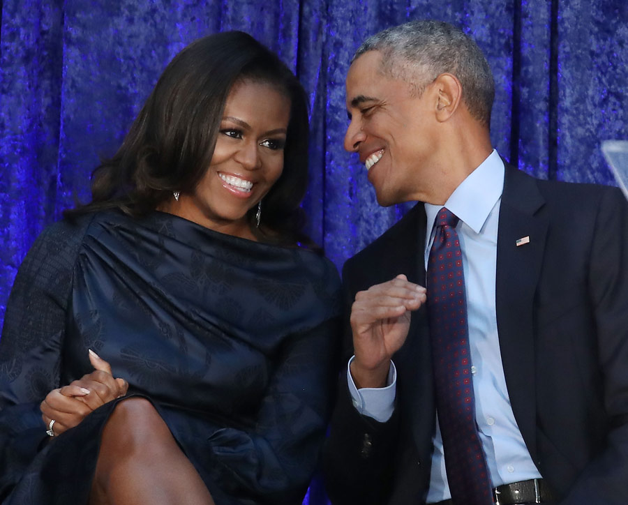 Barack &amp; Michelle Obama