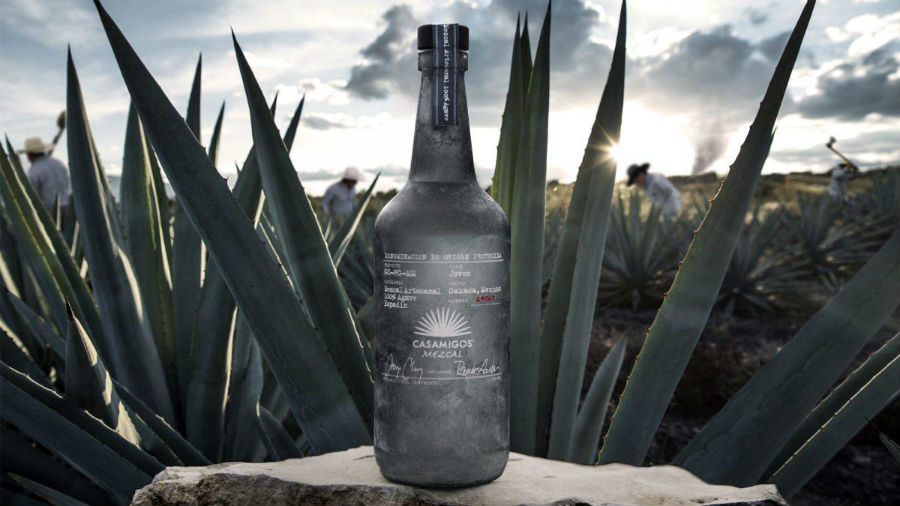 A bottle of Casamigos Mezcal, George Clooney&#039;s newest spirit.