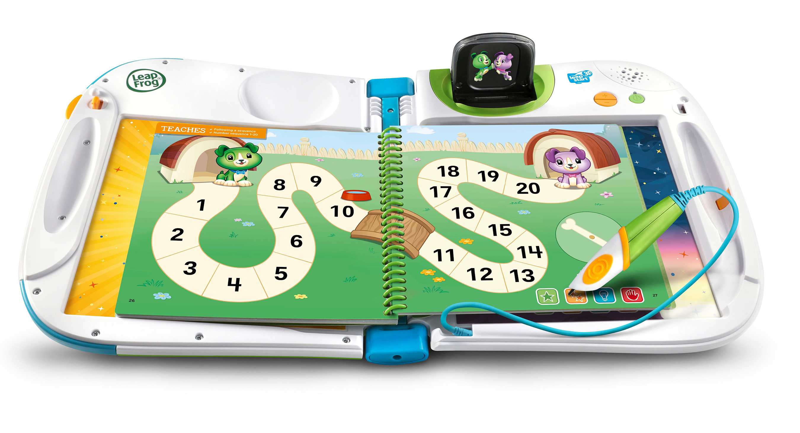 A children's book with 3D elements.