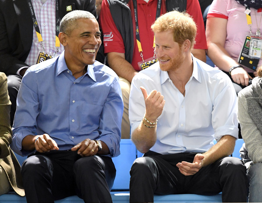 Barack Obama and Prince Harry