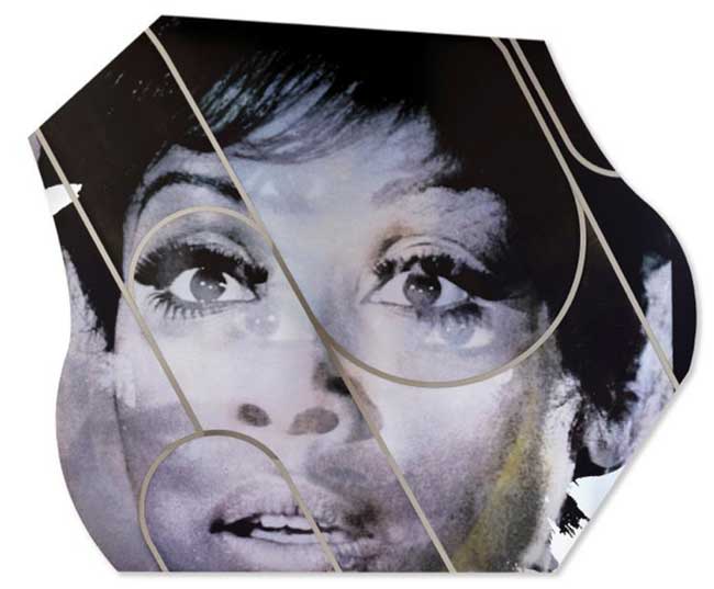 A piece from Mickalene Thomas' “Femmes Noires” exhibition at the AGO.