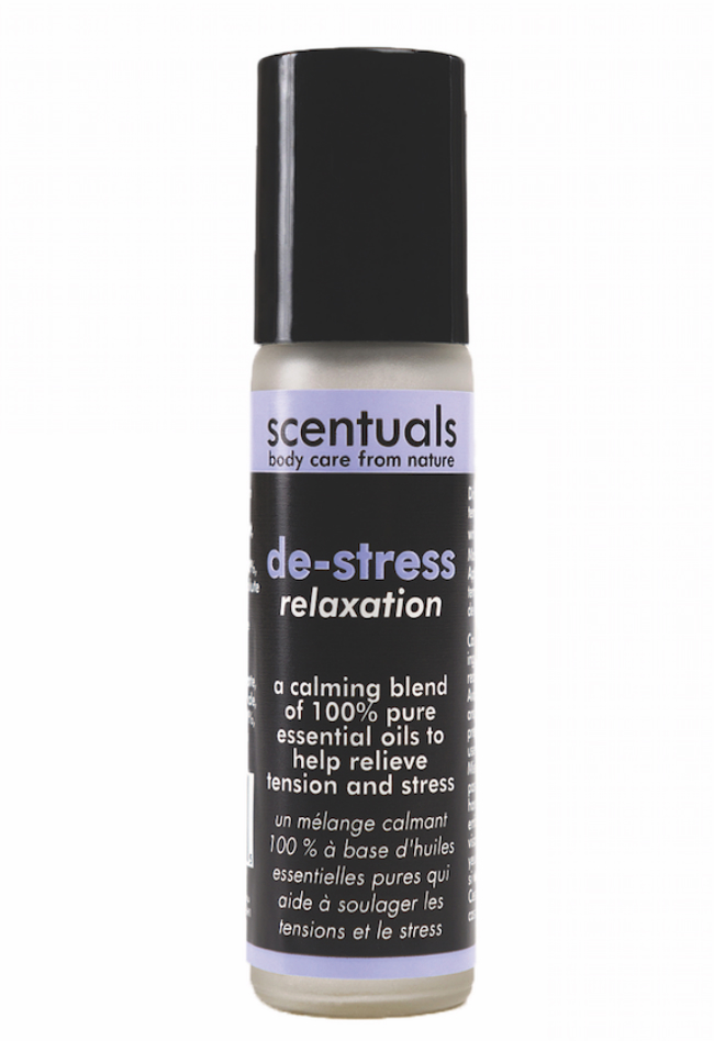 A picture of a bottle of Scentuals On-the-Go Roll-Ons.