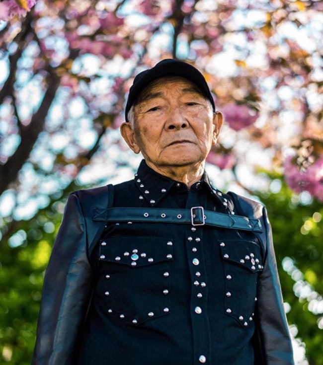 Photo of the 84-Year-Old Japanese Grandfather, who became an Instagram star