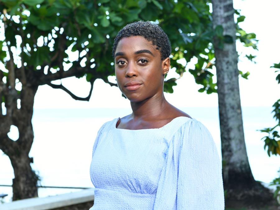 Cast member Lashana Lynch attends the "Bond 25" film launch at Ian Fleming's home "GoldenEye" on April 25, 2019 in Montego Bay, Jamaica. (Photo by Slaven Vlasic/Getty Images for Metro Goldwyn Mayer Pictures)