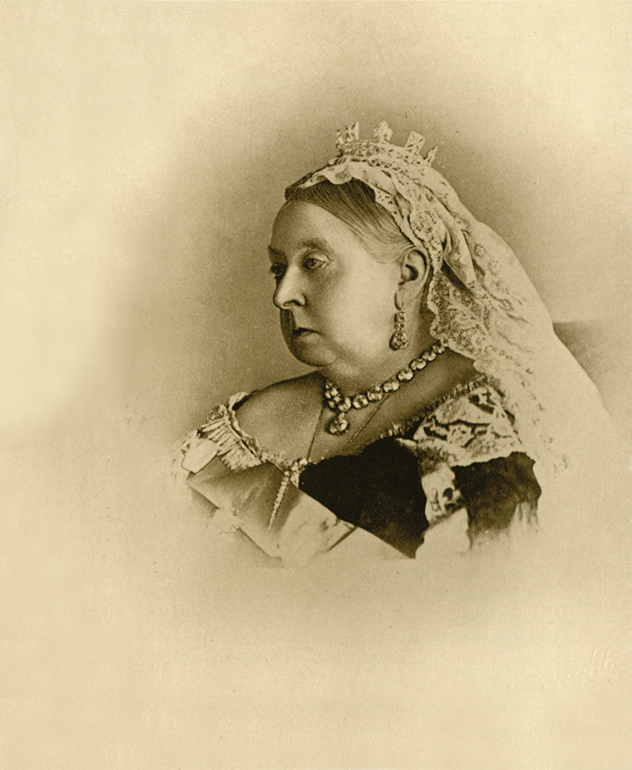 A photo of Queen Victoria.