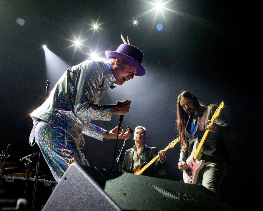 The Tragically Hip performing live.