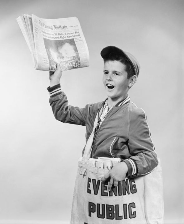 Remembering The Days When the Newspaper Was Delivered by Kids with Ink