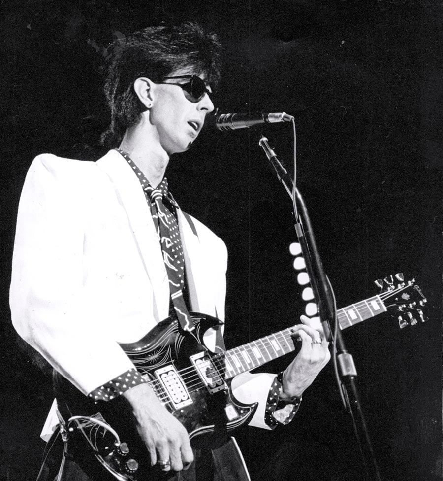 The Cars frontman Ric Ocasek, August, 1986.