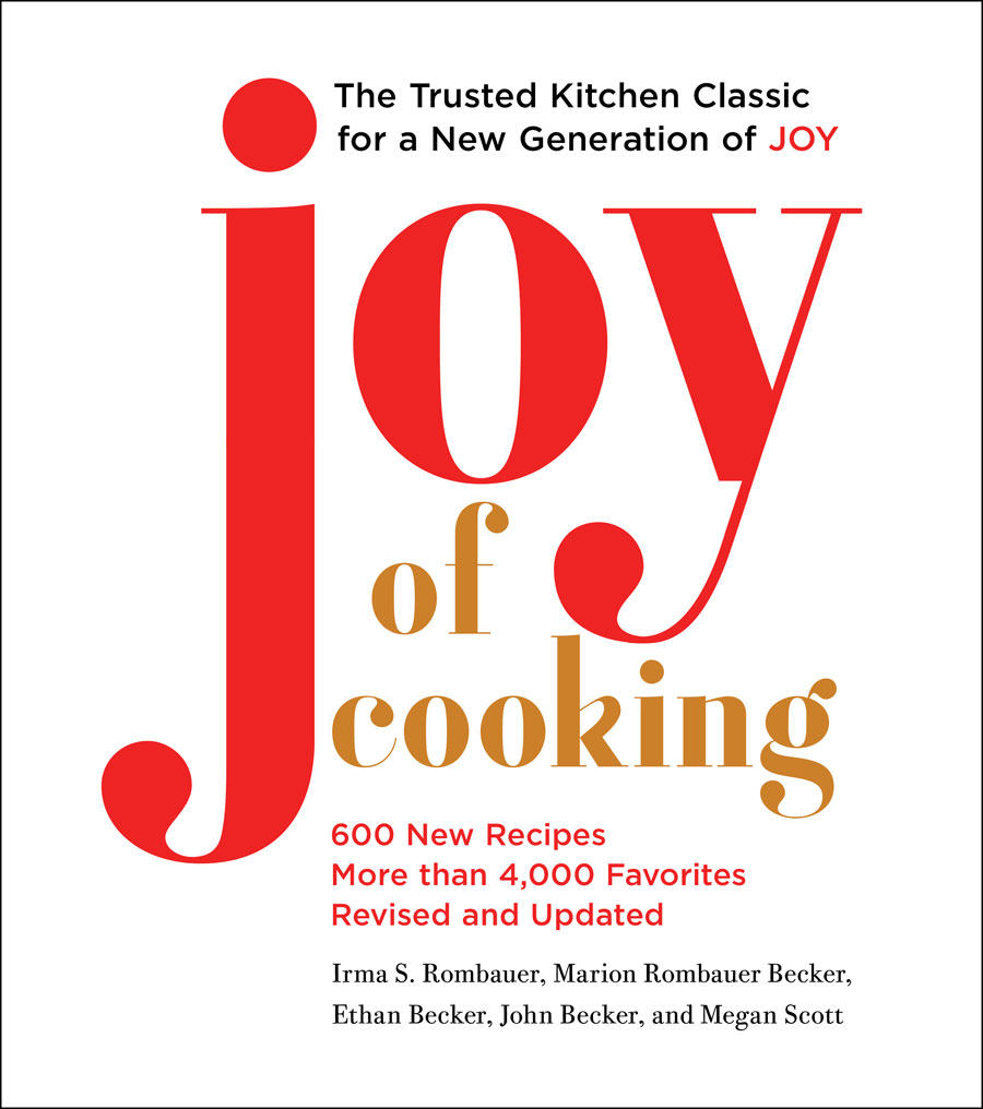Book cover for updated "Joy of Cooking"