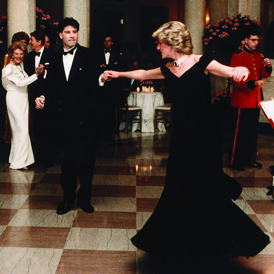 Princess Diana and John Travolta